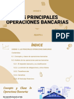 Las Principales Operaciones Bancarias