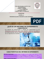 Informe de Experimento Cientifíco