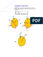 Equilibrium of Rigid Bodies