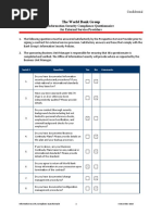 Information Security Compliance Questionnaire For ESPs