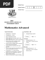 2021 2u Abbotsleigh Trial Paper W Solutions