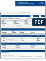 Formato Colombia Registro y Actualizacion de Proveedores - Grupo Familia