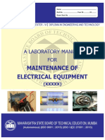 Maintenance of Electric Equipment