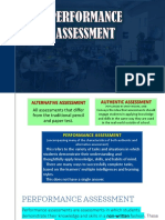 2.0 Performance Assessment