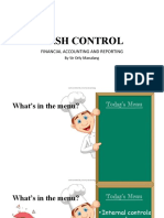 Cash Control: Financial Accounting and Reporting