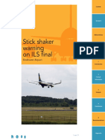 Stick Shaker Warning On ILS Final: Eindhoven Airport