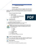 Learning Module # 2 in Biostatistics and Epidemiology