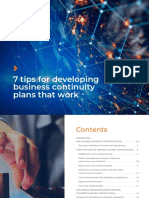 7 Tips For Developing Business Continuity Plans That Work