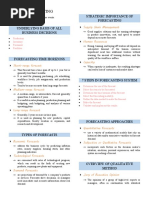 Forecasting: Strategic Importance of Forecasting