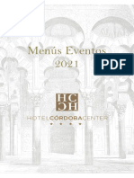 Menus Eventosgala - Hotel Cordoba Center 2021