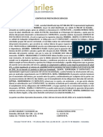 Contrato de Prestación de Servicios - Claudia Patricia Yepes