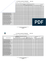 Lista de Asistencia Tercer Grado