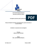 Actividad 3. La Importancia de La Investigacion