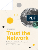 Trust The Network: The Way Forward in Achieving Transportation Desired Outcomes