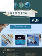 Swimming: Fundamental of Games and Sports