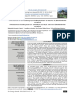 Determinación de Antocianinas y Capacidad Antioxidante en Extractos de (Muehlembeckia Volcanica)