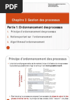 Chapitre 3 SE2 Gestion Processus Partie 1