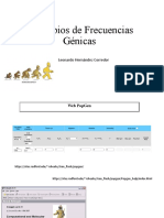 Cambio de Frecuencias Génicas