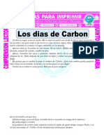 Ficha Los Dias de Carbon para Quinto de Primaria