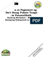 Q3-M4-Pagbasa at Pagsusuri