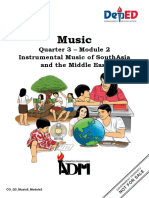 Music: Quarter 3 - Module 2 Instrumental Music of Southasia and The Middle East