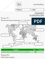 Le Relief de La Terre CE2