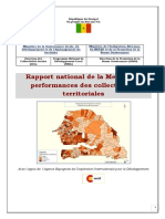 Rapport National de La Mesure de Performances Des Colle Ctivités Territoriales - Version050817