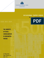 Occ Asional Paper Series: The Benefits of Fiscal Consolidation in Uncharted Waters