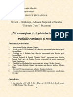 Scoala Noastra Scoala Pentru Toti Sa Cunoastem Si Sa Pastram Impreuna Traditiile Romanesti Si Rrome Word 2003