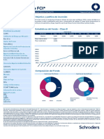 Factsheet de Schroder Income (Ex RT III) Clase A