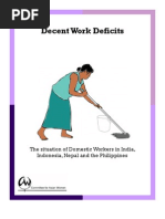 Decent Work Deficits - The Situation of Domestic Workers in India Indonesia Nepal and The Philippines