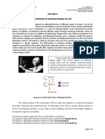 Overview of Central Dogma of Life