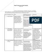 Eced 300 Personal Growth Plan