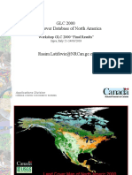 GLC 2000 Land Cover Database of North America: Workshop GLC 2000 "Final Results"