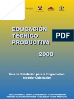 Educacion Tecnico Productiva Etp 2010