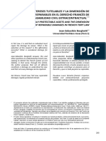 Los Intereses Tutelables Y La Dimensión de Los Perjuicios Reparables en El Derecho Francés de La Responsabilidad Civil Extracontractual