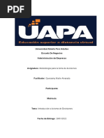 Metodologia para La Toma de Decisiones Tarea 4