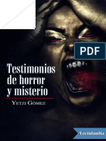 Testimonios de Horror y Misterio - AA VV