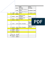 Horario Por Curso