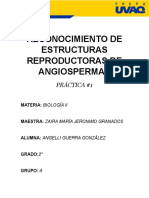 Reconocimiento de Estructuras Reproductoras de Angiospermas