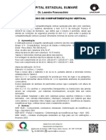 Laudo de Sistema de Compartimentação Vertical