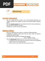 Income Statement: Financial Statements