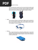 Swimming Equipments