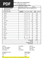 Purchase Requisition/deman Form: Kopila Valley Sewa Samaj (KVSS)