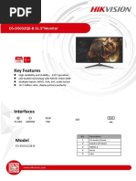 Key Features: DS-D5032QE-B 31.5"monitor