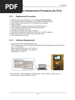 8.1 Software Replacement Procedure (For PLC)