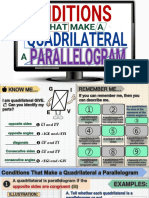 Conditions That Make A Quadrilateral A Parallelogram