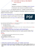 Real Property Valuation Chapter 1&2