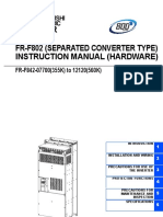 Inverter F800 Instruction Manual (Hardware) : Fr-F802 (Separated Converter Type)