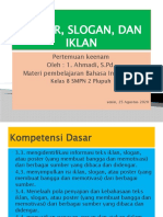 Poster, Slogan, Dan Iklan